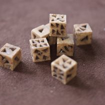 A pile of creepy dice